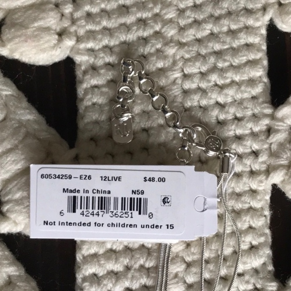 NWT Lauren Ralph Lauren Silver & Gold Necklace - Picture 6 of 8